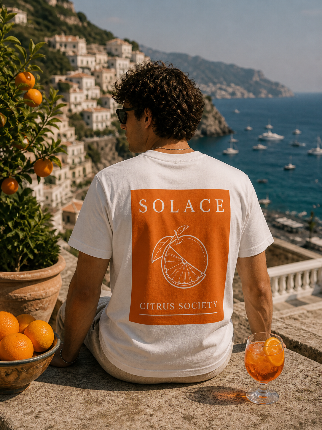 Citrus Society — Riviera Block Tee